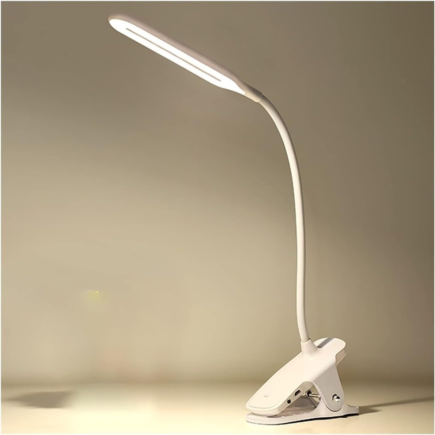 YYDS Desk lamp LED Desk Lamp Touch Control 3 Colors Modes 3 Brightness Levels Light Dimmable Portable Task Lamp Eye Care Bedrooms Desk Light (Color : White)