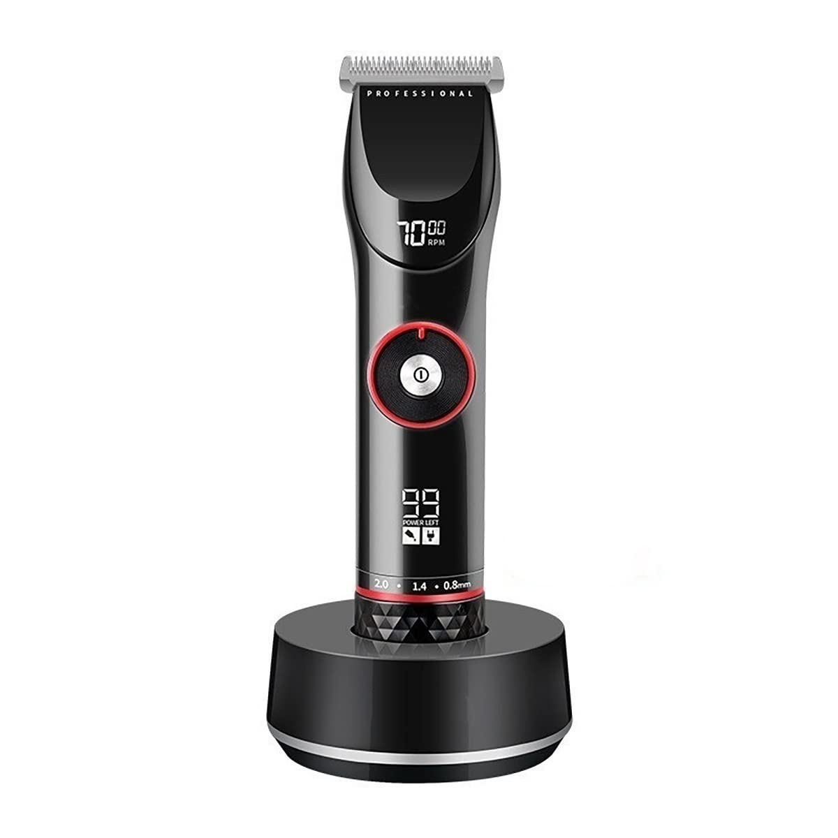 Cortapelos para hombres, recortador de barba para hombres, tijeras eléctricas profesionales, herramientas de peluquería, recargable, batería de litio, 3500 mAh, 10 H