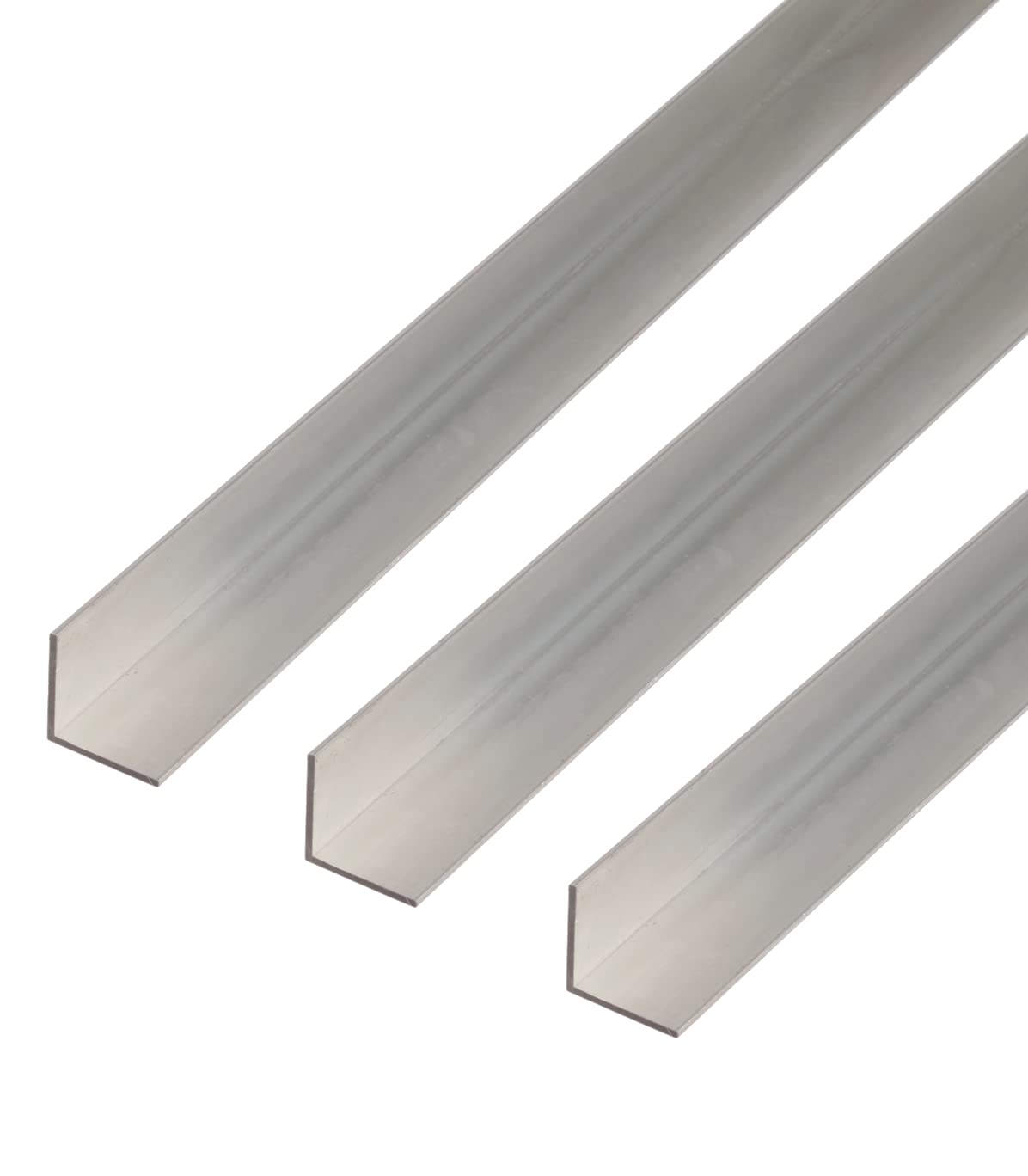 GAH-Alberts 497965 473105 Lot de 3 profilés d'angle en aluminium 1000 x 30 x 30 mm