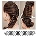 TIMESETL 2pcs Pelo Moño Maker y 1pc Moda Pelo Trenzado Fibra Sintética...