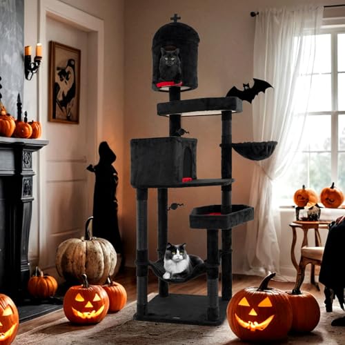 Árbol para gatos gótico PETSITE 83 pulgadas alto miniatura 3