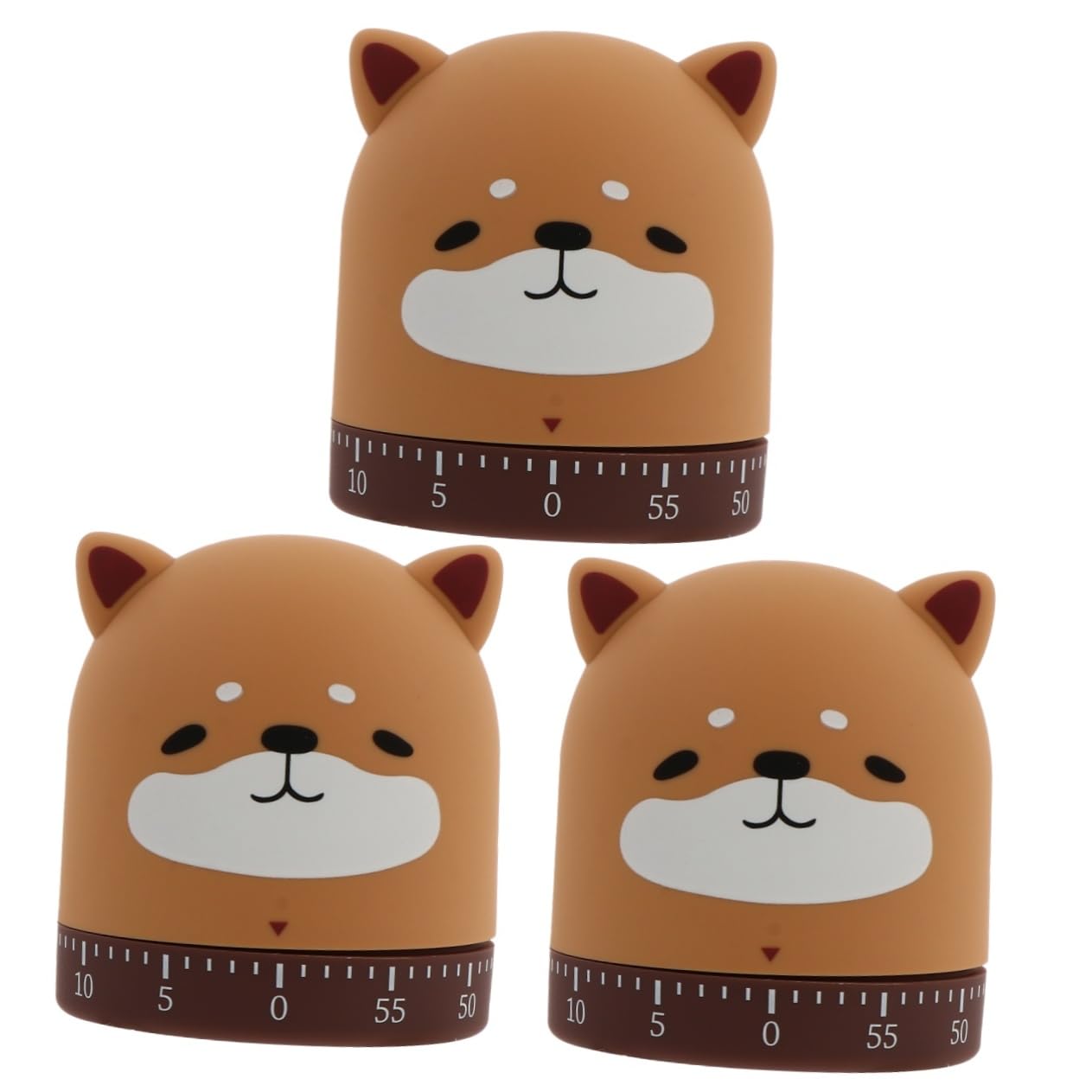 MAGICLULU 3stücke Cartoon Küchentimer Mechanisch Timer Für Küche Eieruhr Im Hunde-Design Zeitmanagement Für Backen Kochen Übungen Und Unterrichtsaktivitäten