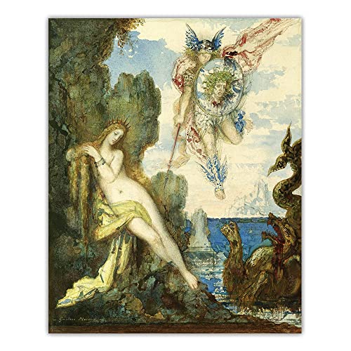 Peinture 5D adulte Gustave Moreau Persée Andromède canevas strass