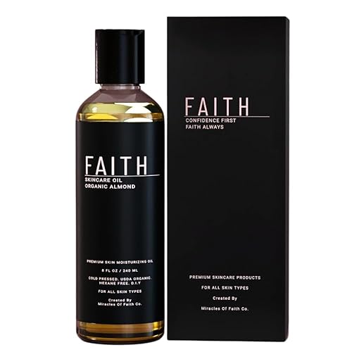 Faith Co - Aceite orgánico de vitamina E 100% puro, 240,000 UI, aceite de vitamina E sin hexano para hidratación y nutrición de la piel, aceite de