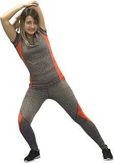 Softee LEGGING FIT ALEXIA - XS, GRIS VIGORE/CORAL