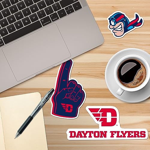 Image of University of Dayton 9ct Vinyl Large Deluxe Stickers Variety Pack - Laptop, Water Bottle, Scrapbooking, Tablet, Skateboard, Indoor /Outdoor - Set of 9