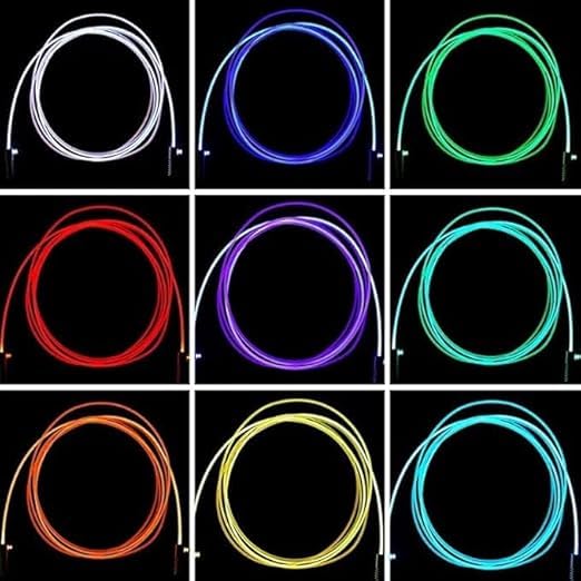 DMDZ HEYDAY 1Pcs PMMA Side-Light Optical Fiber Cable 4mm(0.16in) *3.5M(11.48ft) for LED Light Guide in Home, Hotel.