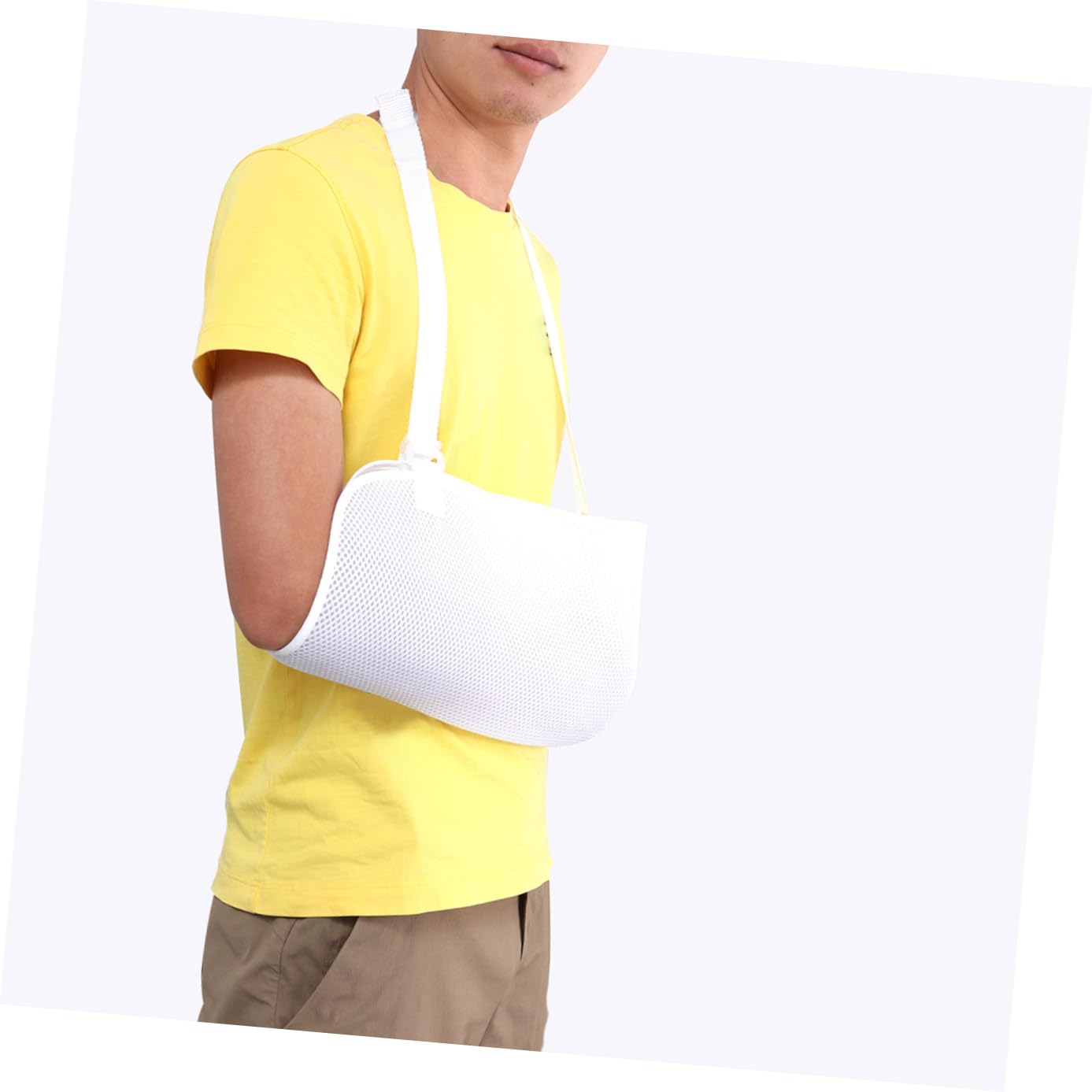 Adjustable Shoulder Immobilizer Mesh Arm Sling for Elbow Injury Shoulder Support Arm Splint Brace