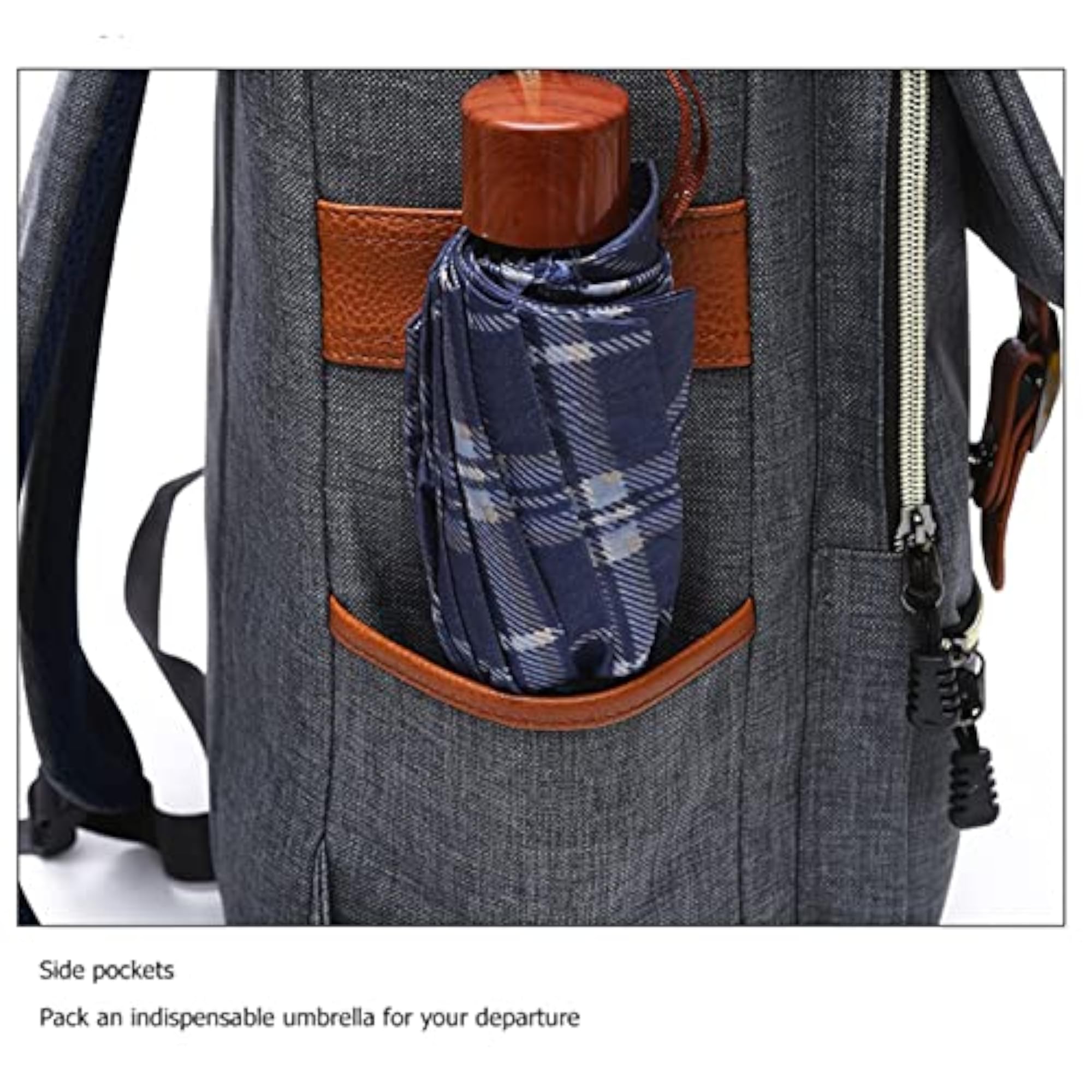 Vintage College Laptop Backpack for School