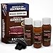 Leather Max Quick Blend Refinish and Repair Kit, Restore Couches, Recolor Furniture & Repair Car Seats, Jackets, Sofa, Boots / 3 Color Shades to Blend with/Leather Vinyl Bonded and More (Earth Browns)