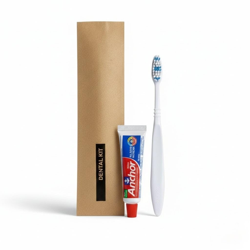 Dental Kit for Hotel Guest Amenities – Pack of 100 | Includes Toothbrush, Toothpaste & Hygienic Pouch | Ideal for Hotels, Resorts & Guest Houses | Generic Hospitality Supplies-picture-26