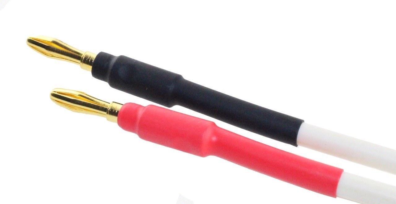 Amazon.com: [4-Pack] HiFi Speaker Cable Jumpers Wire/Assembled (Spade Plug  to Banana Plugs) White/ジャンパーケーブル Yラグ⇔バナナプラグ/하이파이 점퍼케이블/音箱跳线 喇叭跳线 Wva-bw02 :  Electronics