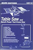 Table Saw and Bench Power Tool Know How B000AYVWJO Book Cover