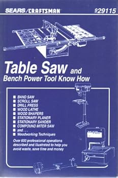 Paperback Table Saw and Bench Power Tool Know How [Unknown] Book