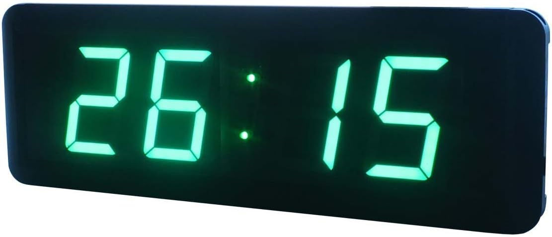 AZOOU 2.3" 4 Digits LED Clock Timer Support Countdown/up in Minutes Seconds with Wall Mount Brackets