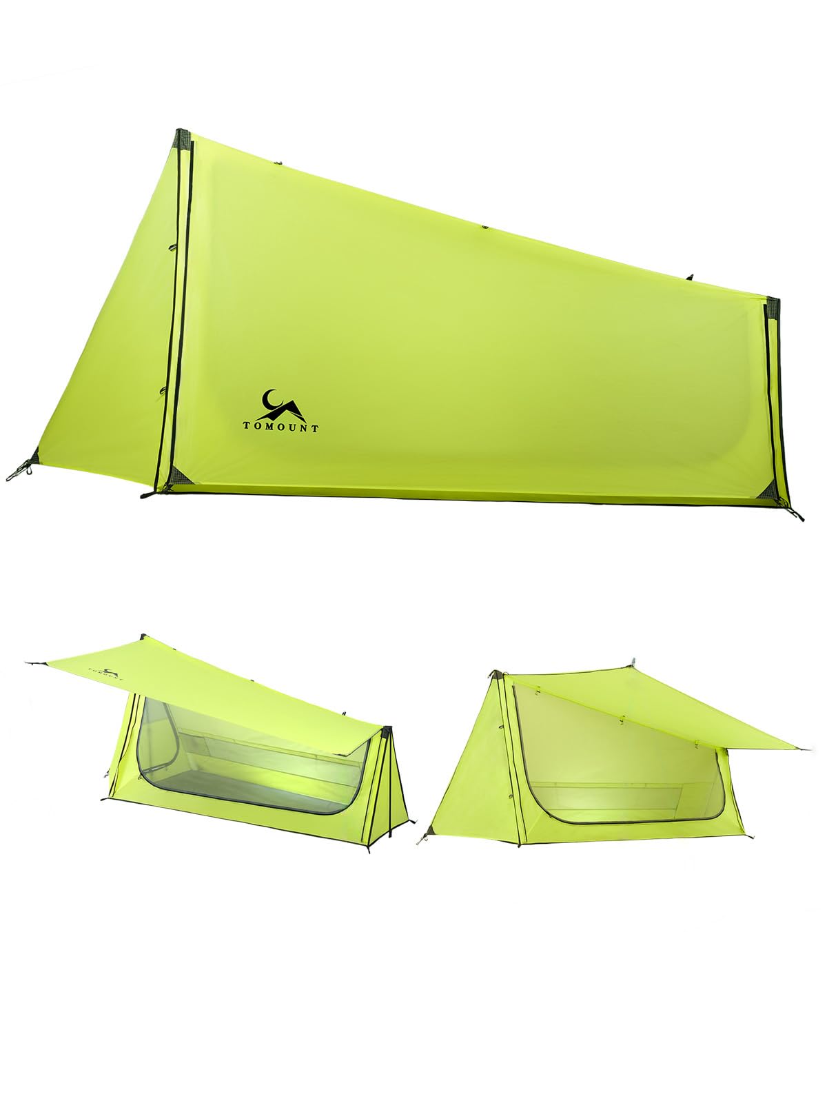 Amazon.com : TOMOUNT Ultralight Trekking Pole Tent for 1-2 Person