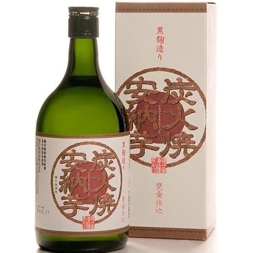 種子島 炭火焼 安納芋焼酎, 25度, 720ml×2本, 黒麹仕込み, 化粧箱入, 本格芋焼酎