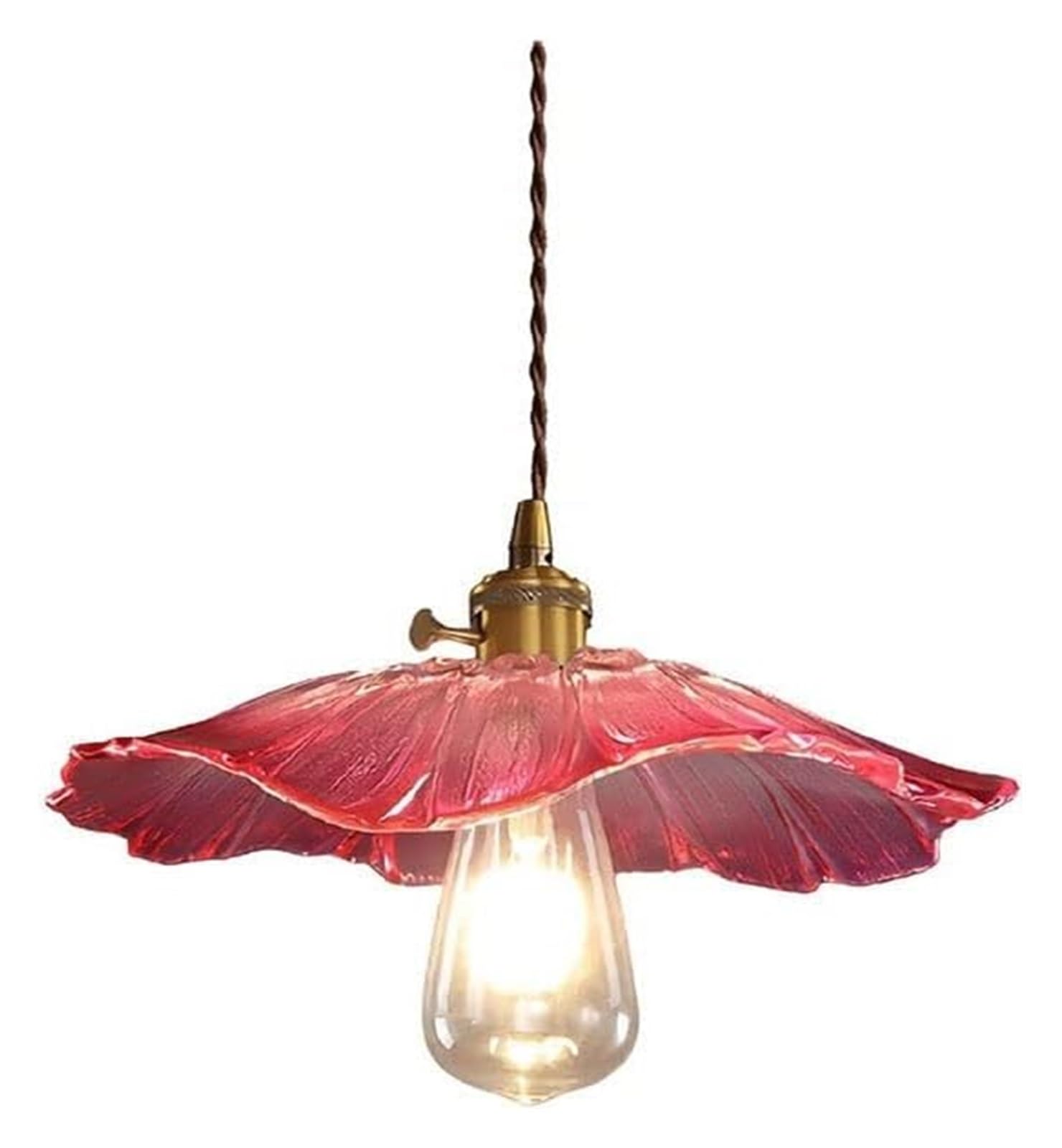 PCXEHUYP Chandelier Pendant Light Lamp Lighting - Glass Chandelier, Adjustable Height Restaurant Office Decoration Bedside Ceiling Hanging Chandeliers Lighti