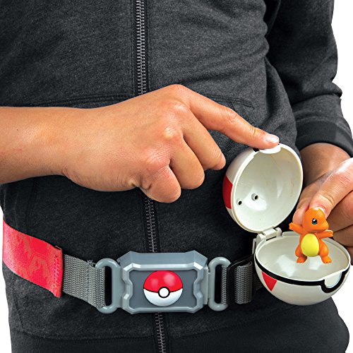 Conjunto de Ação - Pokémon - Cinto Porta Pokébolas - Charmander - Sunny TOMYT19206