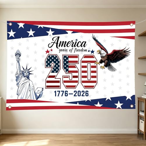 America 250 Decorations 4th of July 250th Anniversary Party Decor
