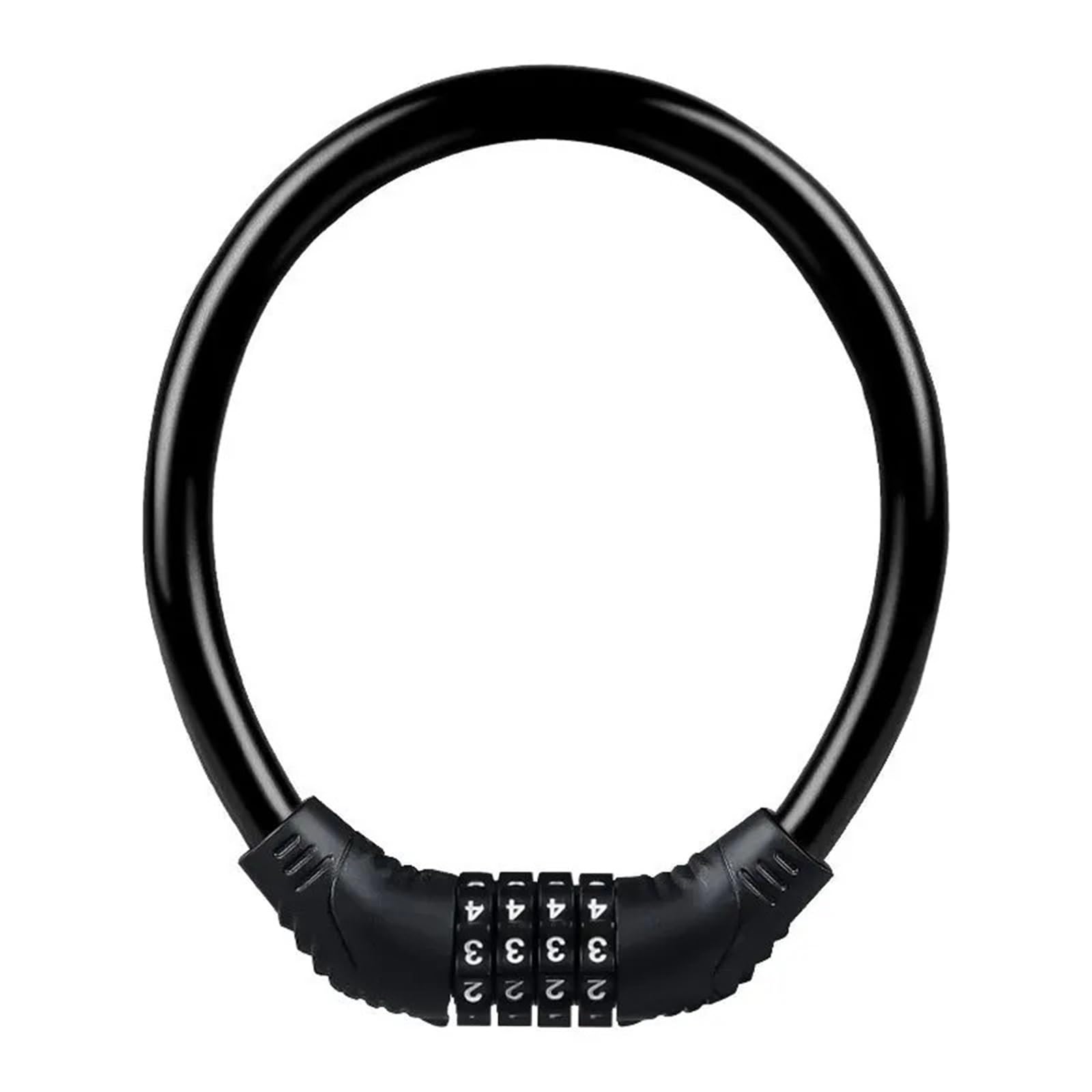 Chain Lock Bike Lock Motorcycle Portable Security 4-Digit Code Motorcycle Handlebar Lock