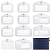 PP OPOUNT 12 Pcs Envelope Addressing Guide 10 Style Envelope Addressing Guide Stencil Templates, 1 Style Mixed Pattern Stencils with Zipper Pouch Fits Wide Range of Envelopes, Sewing, Thank You Card