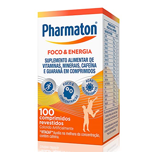 Polivitamínico Pharmaton Foco e Energia 100 comprimidos