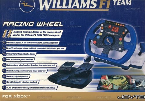 Williams Joytech F1 Racing Wheel (Xbox) : Amazon.co.uk: PC & Video