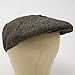 Borges & Scott Dingwall 8 Piece Flat Cap - 100% Handwoven Wool - Harris Tweed - Water Resistant - Woodland - 60cm