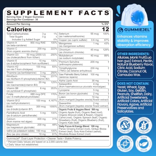 Nextdia Multivitamin Gummies for Men 50 Plus