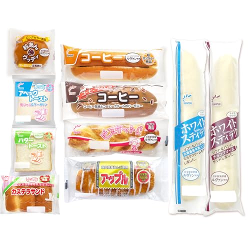 たけや製パン 秋田ふるさと満喫セット 10種各1個(合計10個) 菓子パン