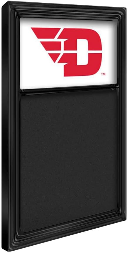 The Fan-Brand NCAA Dayton Flyers - Mirrored Chalk Note Board - Sports Team Bar Sign Décor: Home, Dorm, Garage, Office, Fan Cave