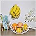 Assiette de fruits Panier Fruitier Bols De Fruits De Fruits Multicouches Stockage De Fruits Multi-fonction Porte-fruits En Métal Plaque De Fruits Ménage Bols De Fruits De Fruits Corbeil(Color:blanche)