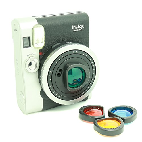 CAIUL Camera Color Lens Filter Compatible with Fujifilm Instax Mini 90 Camera, Set of 4