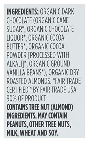 365 By Whole Foods Market, Bar Chocolate Dark With Almonds 56% Organic, 3 Ounce #TOP6