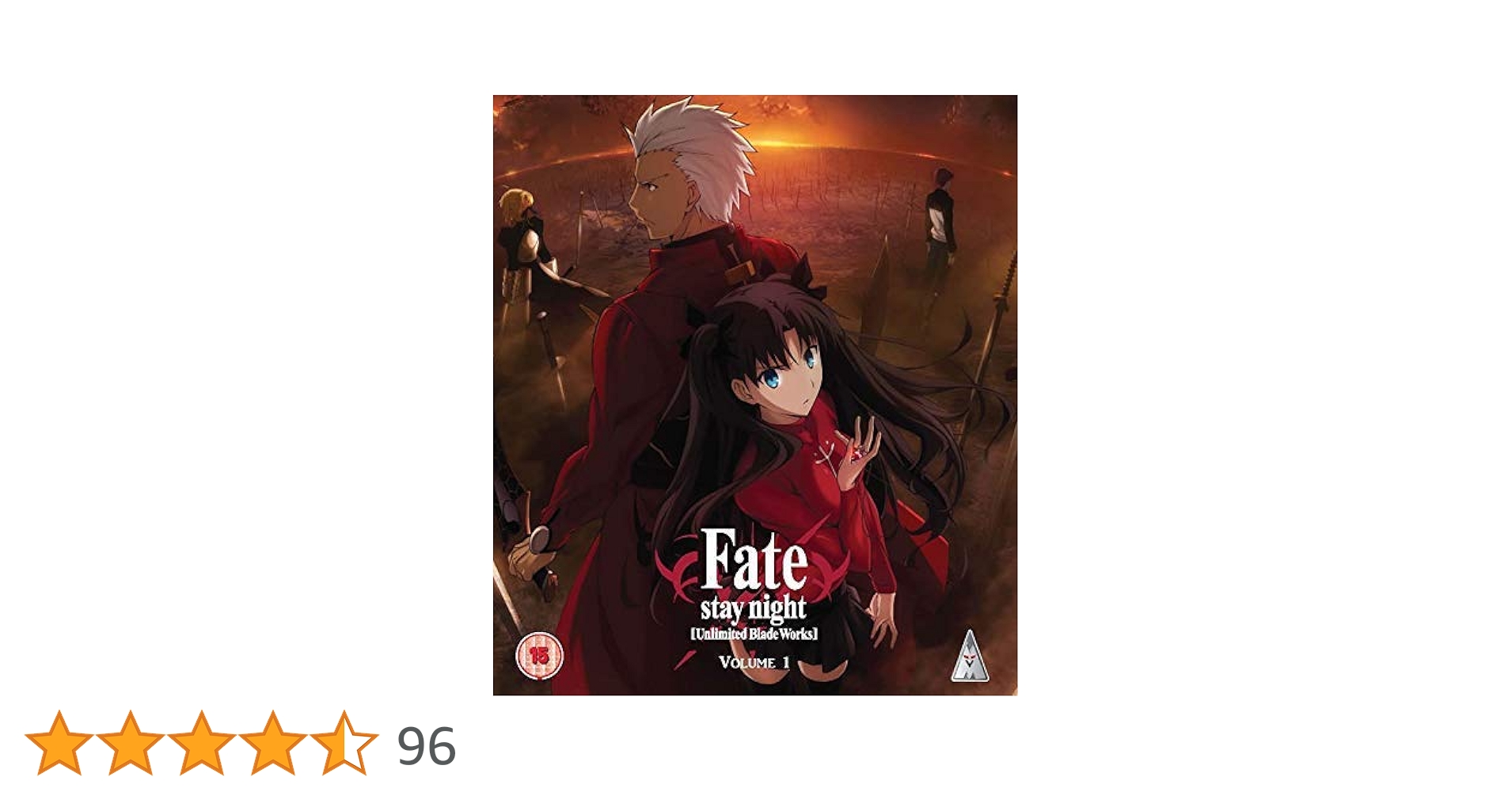 Amazon.co.jp: Fate Stay Night Unlimited Blade Works Blu-ray