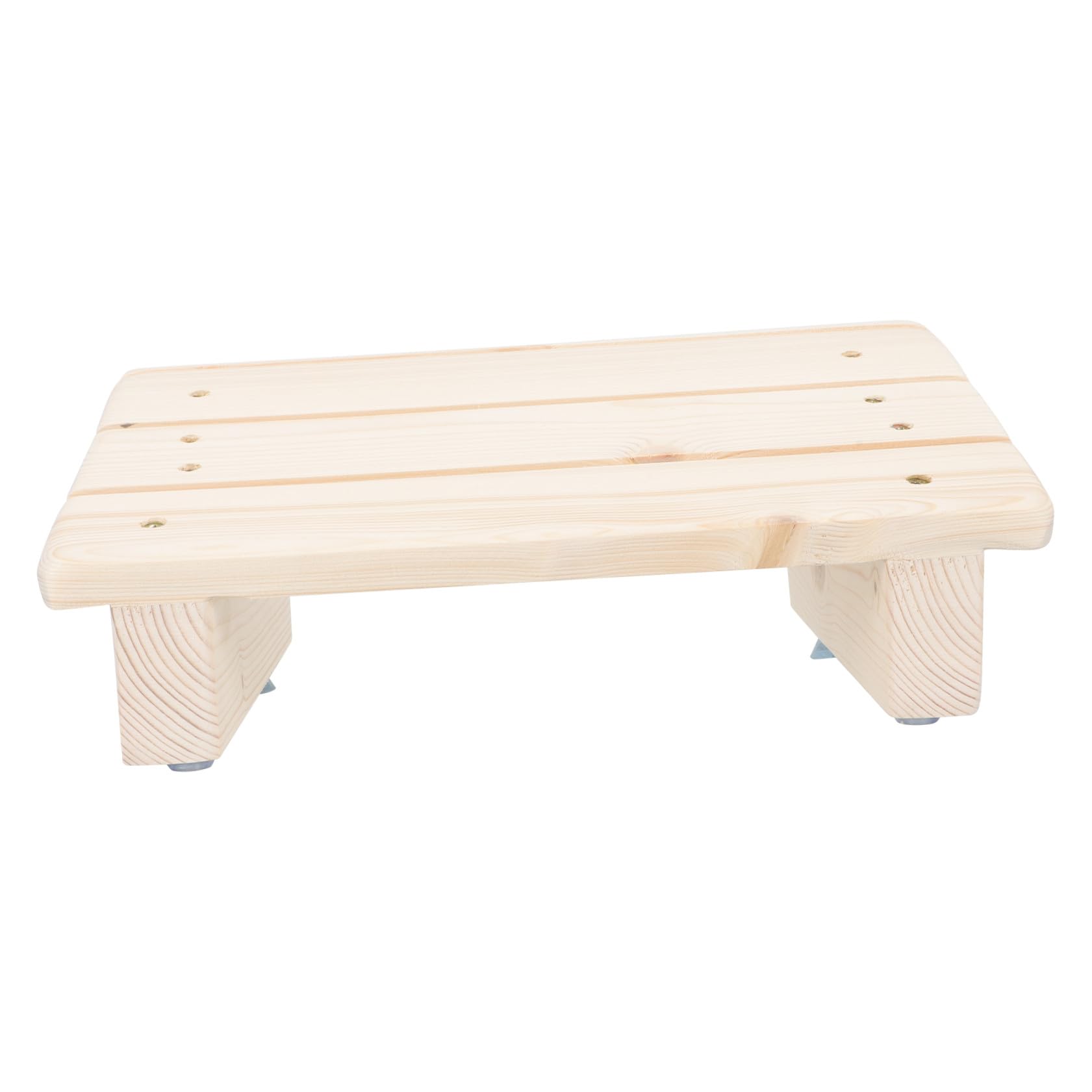 Sgabello Poggiapiedi in Legno Kaki per Ufficio e Casa | Pedana Inclinata, Comfort e Postura Migliorati, Adatta Sotto Scrivania