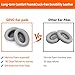 Premium Replacement Ear Pads for Bose QC35 & QC35ii Headphones Made by GEVO- Comfortable Adaptive Memory Foam and Extra Durable - Fits QuietComfort 35 & 35ii / SoundLink 1&2 AE（Over-Ear） (Silver)