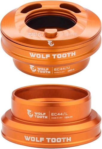 EtgD[X(Wolf Tooth) EC44 Premium Upper & Lower Headset for ENVE IN-Route System Orange