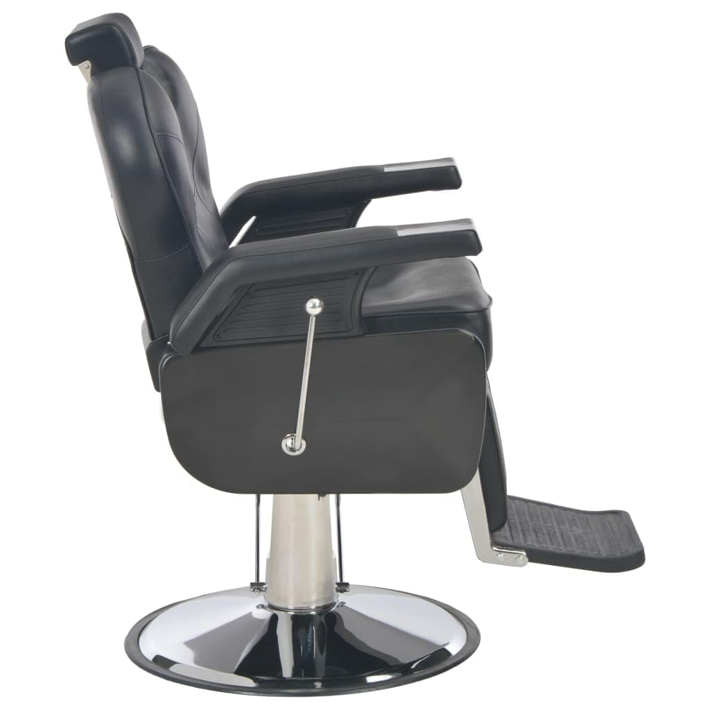 vidaXL Silla Peluquería Giratoria Cuero PE Sillón Barbería Cortar Pelo Barba