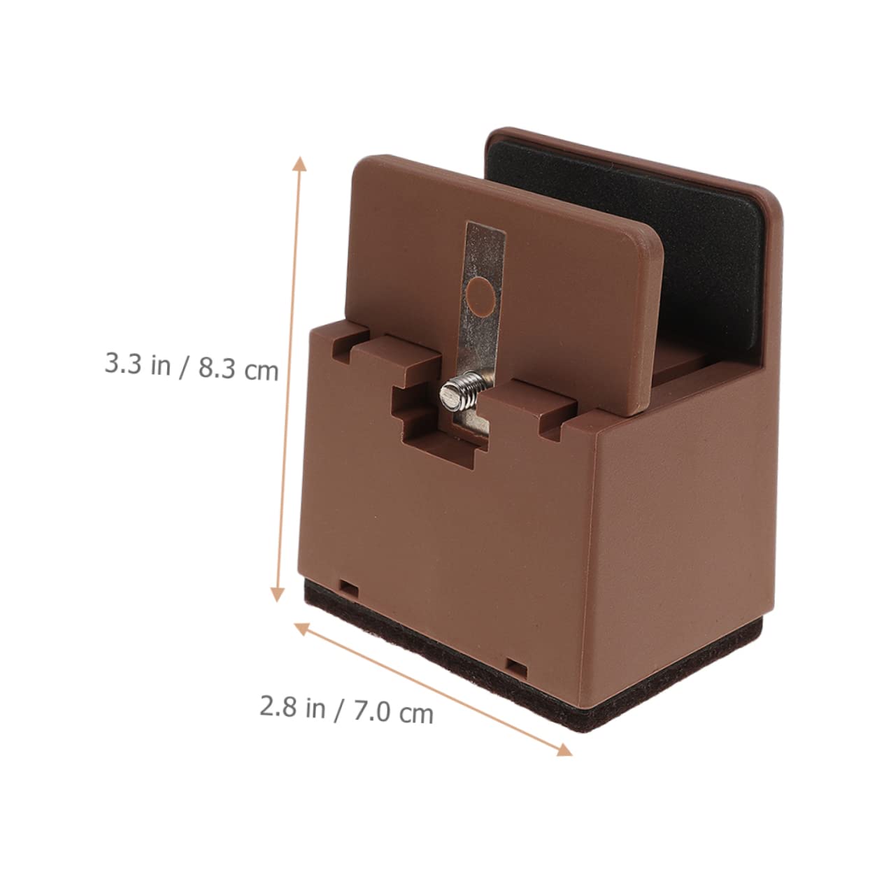 NUOBESTY 4pezzi Rialzo per Letto da Rialzo per Gambe da Letto Regolabili da Sollevatore per per Letti Piattaforma per Letti Regolabili Blocchi per Sollevamento