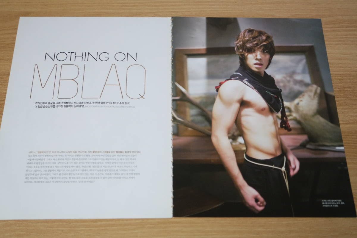 匿名配送 MBlAQ フォトブック DVD セット イジュン エムブラック 韓国 Amazon.co.jp: MBLAQ イジュン エムブラック韓国雑誌 特集10P 切り抜き