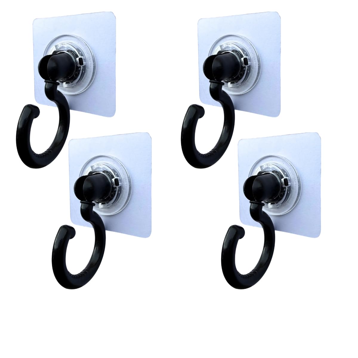 360 Degree Rotating Adhesive Wall Hook | Multipurpose Sticky Hook for Bathroom, Kitchen, Wardrobe & Home Organization-image-38