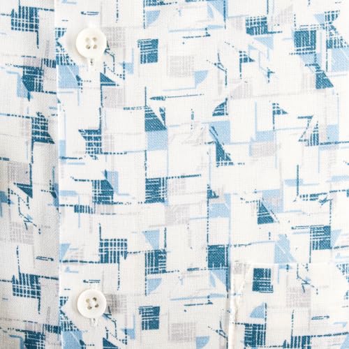 Image of 7-DAYS Men's Premium Printed Shirt - 100% Cotton, Regular Fit, Full Sleeve, with Pocket - Versatile for Formal Occasions and Casual Wear
