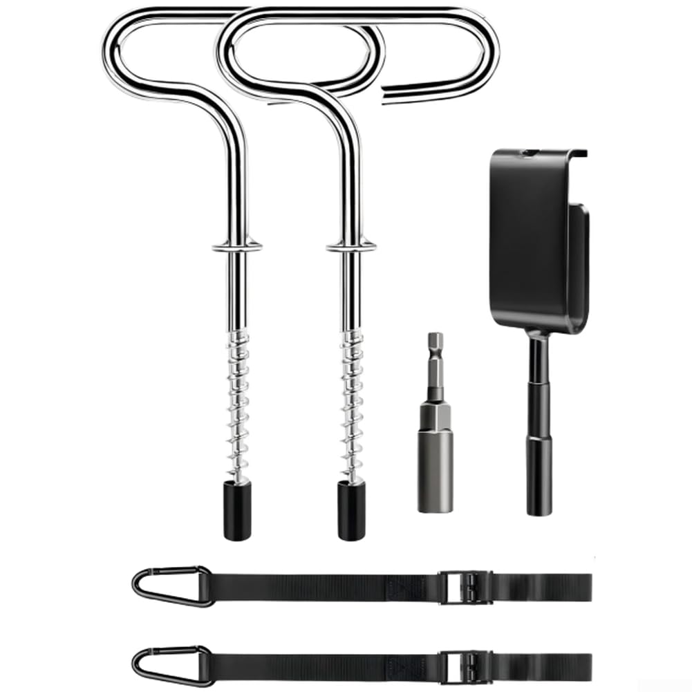 Piquets Glace Acier 20cm pour Tente Hiver Piquets Glace Acier(B)