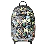 Dimensions : 49 x 32 x 22 cm RIP CURL Sac à Dos à roulettes garçon Ozone 30L imprimé Multicolore - Polyester recyclé - Sac Scolaire Trolley CE2 CM1 CM2