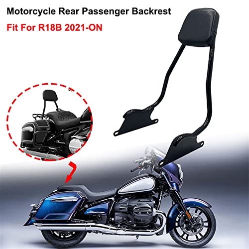 Porte-Bagages Arrière Finition Cuir Noir Supérieur pour BMW R18B 2021