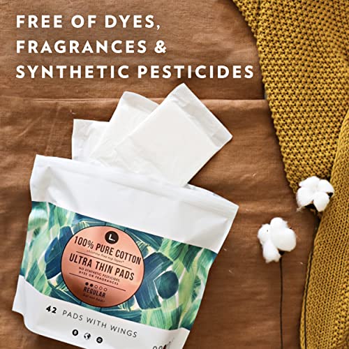 Pure Cotton Topsheet Pads For Women 84 Count - Image 5