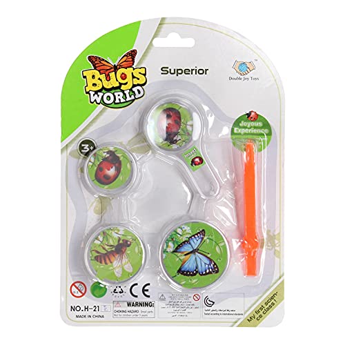 Jouet-Plus - Jouetprive-Bugs World Insects Observation Kit, 5dlg