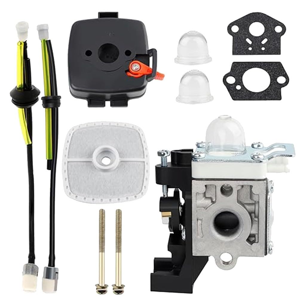 Kit carburateur pour débroussailleuse Echo SRM225 GT225 PE225 Remplace A021001690 RB-K93 avec filtre à air, joints de filtre à air, conduite de carburant pour débroussailleuse taille-haie